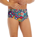 Bohemian Indian Mandala Patchwork Print Men's Briefs