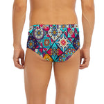 Bohemian Indian Mandala Patchwork Print Men's Briefs
