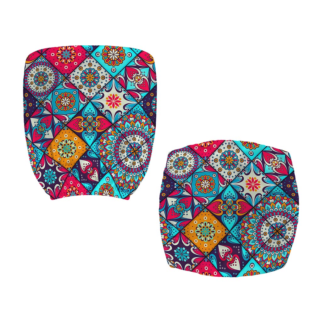 Bohemian Indian Mandala Patchwork Print Office Chair Cover