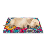 Bohemian Indian Mandala Patchwork Print Pet Cooling Mat Cover