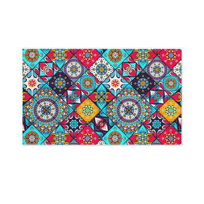 Bohemian Indian Mandala Patchwork Print Polyester Flag