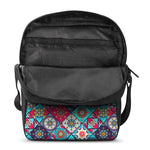 Bohemian Indian Mandala Patchwork Print Rectangular Crossbody Bag