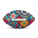 Bohemian Indian Mandala Patchwork Print Rugby Ball