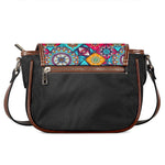 Bohemian Indian Mandala Patchwork Print Saddle Bag