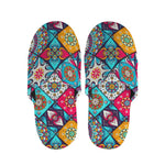 Bohemian Indian Mandala Patchwork Print Slippers