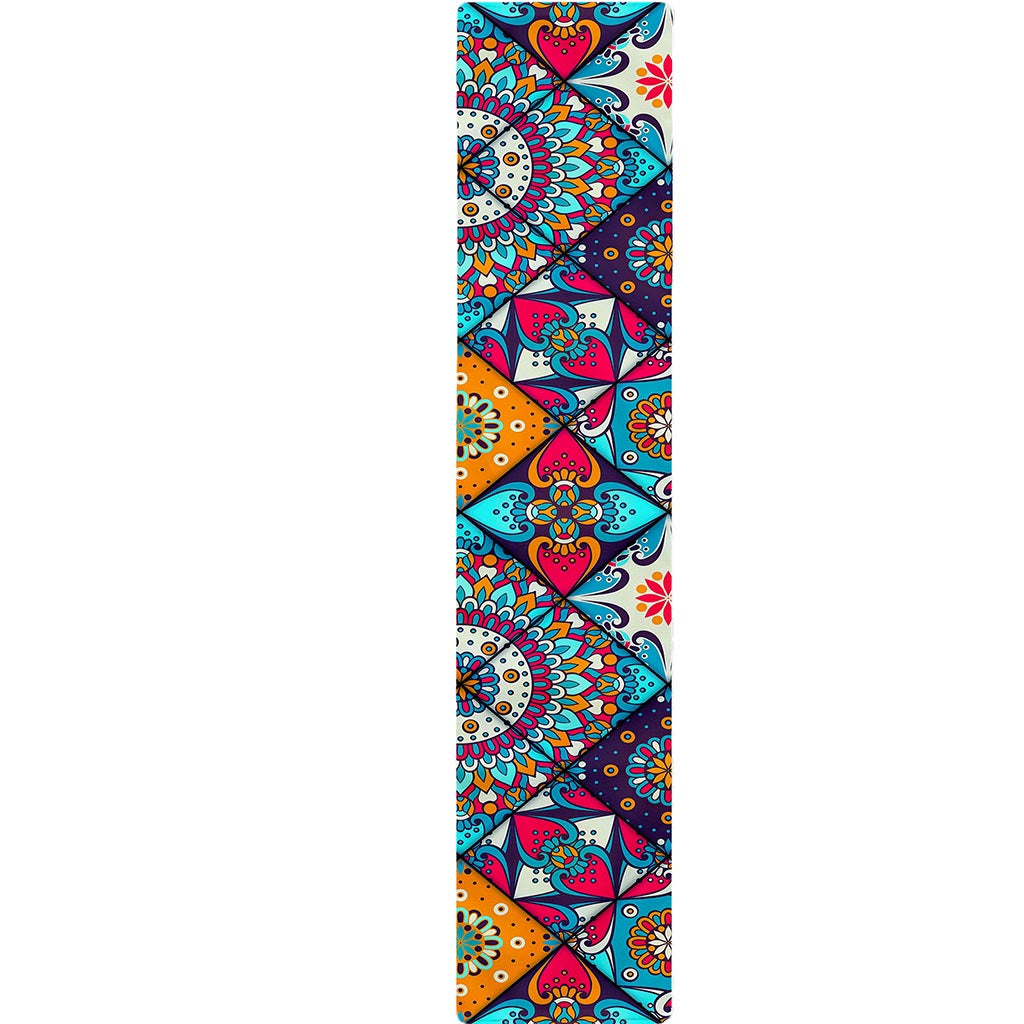 Bohemian Indian Mandala Patchwork Print Table Runner
