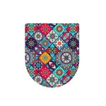 Bohemian Indian Mandala Patchwork Print Toilet Lid Cover