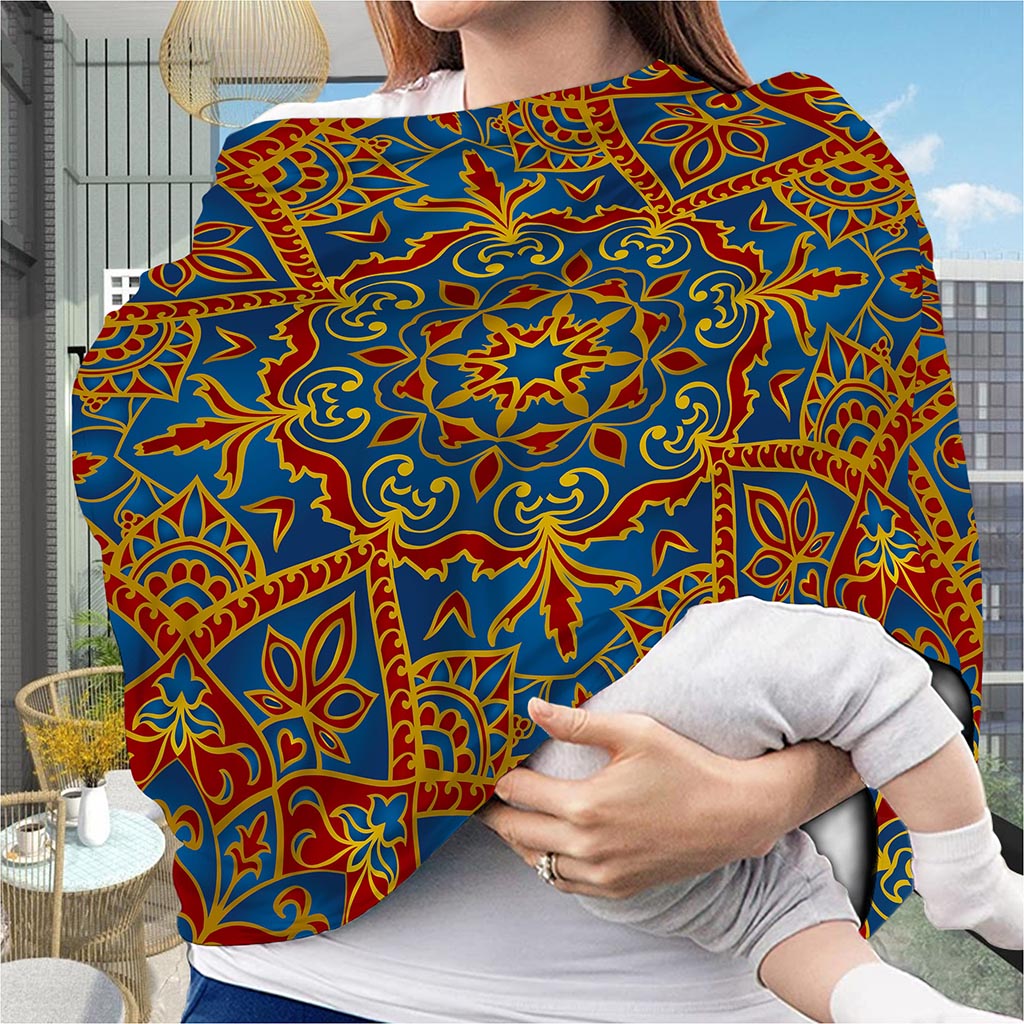 Bohemian Indian Mandala Pattern Print Baby Seat Cover