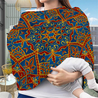 Bohemian Indian Mandala Pattern Print Baby Seat Cover