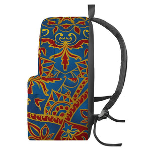 Bohemian Indian Mandala Pattern Print Backpack