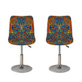 Bohemian Indian Mandala Pattern Print Bar Stool Covers