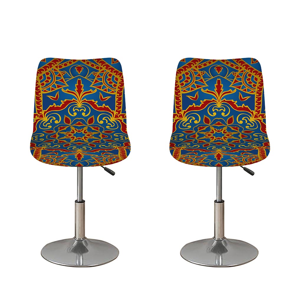 Bohemian Indian Mandala Pattern Print Bar Stool Covers