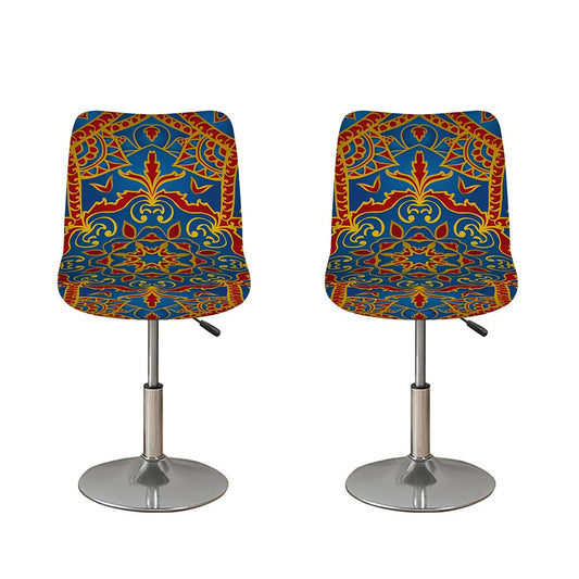 Bohemian Indian Mandala Pattern Print Bar Stool Covers