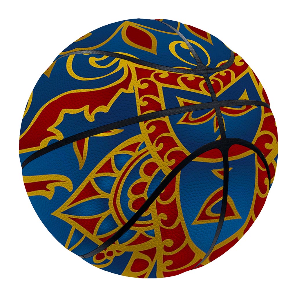 Bohemian Indian Mandala Pattern Print Basketball