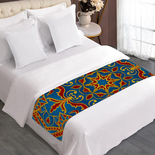 Bohemian Indian Mandala Pattern Print Bed Runner