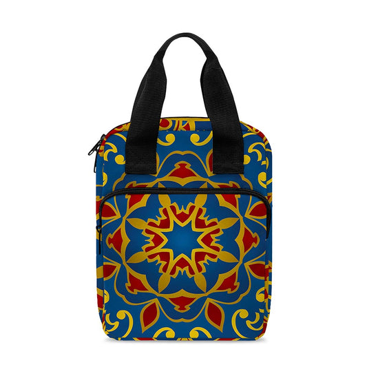 Bohemian Indian Mandala Pattern Print Bible Tote Bag