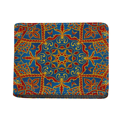 Bohemian Indian Mandala Pattern Print Bifold Wallet