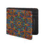 Bohemian Indian Mandala Pattern Print Bifold Wallet