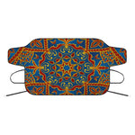 Bohemian Indian Mandala Pattern Print Car Windshield Snow Cover