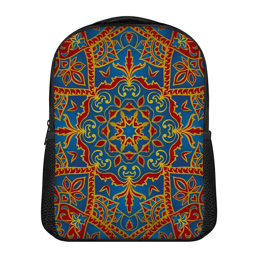 Bohemian Indian Mandala Pattern Print Casual Backpack