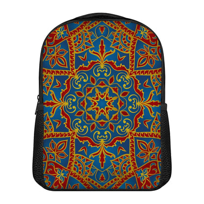 Bohemian Indian Mandala Pattern Print Casual Backpack