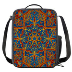 Bohemian Indian Mandala Pattern Print Crossbody Lunch Bag