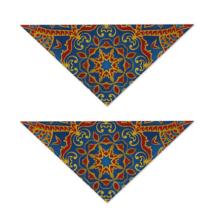 Bohemian Indian Mandala Pattern Print Dog Bandana