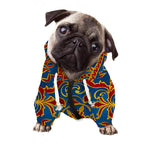 Bohemian Indian Mandala Pattern Print Dog Zip Up Hoodie