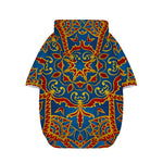 Bohemian Indian Mandala Pattern Print Dog Zip Up Hoodie