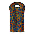 Bohemian Indian Mandala Pattern Print Double Neoprene Wine Tote