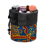 Bohemian Indian Mandala Pattern Print Drawstring Makeup Bag