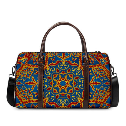 Bohemian Indian Mandala Pattern Print Duffle Bag