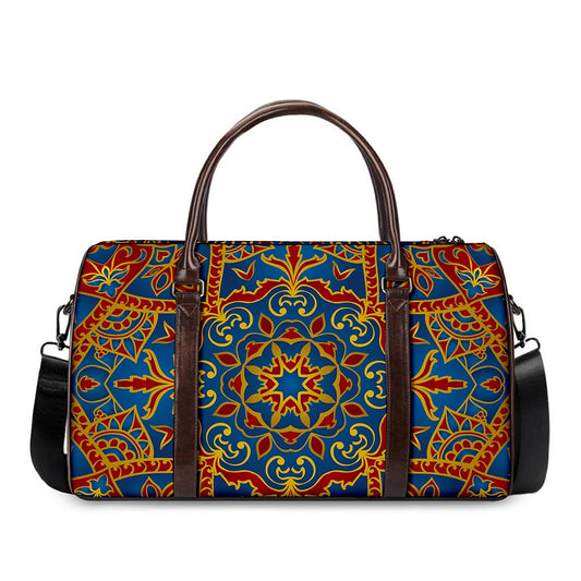 Bohemian Indian Mandala Pattern Print Duffle Bag