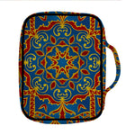 Bohemian Indian Mandala Pattern Print Front Pocket Bible Bag