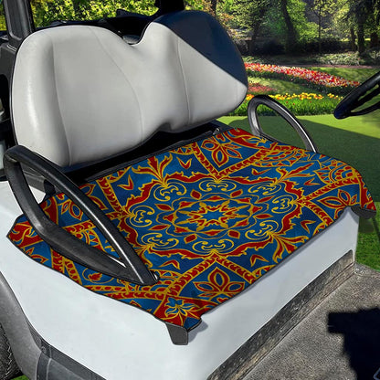 Bohemian Indian Mandala Pattern Print Golf Cart Seat Cover