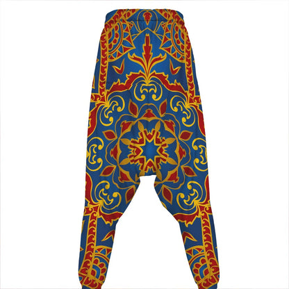 Bohemian Indian Mandala Pattern Print Hammer Pants