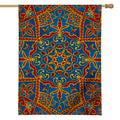Bohemian Indian Mandala Pattern Print House Flag
