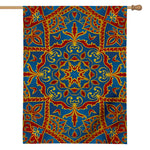 Bohemian Indian Mandala Pattern Print House Flag
