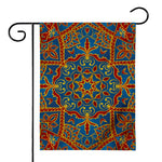 Bohemian Indian Mandala Pattern Print House Flag