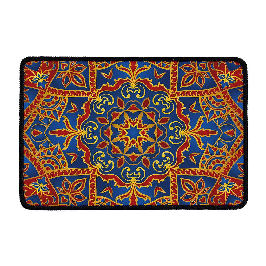 Bohemian Indian Mandala Pattern Print Kitchen Mat