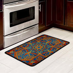 Bohemian Indian Mandala Pattern Print Kitchen Mat