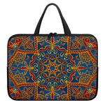 Bohemian Indian Mandala Pattern Print Laptop Sleeve With Handle