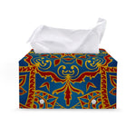 Bohemian Indian Mandala Pattern Print Leather Tissue Box Cover