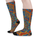 Bohemian Indian Mandala Pattern Print Long Socks