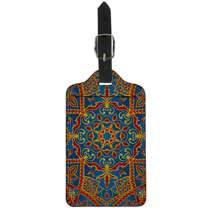 Bohemian Indian Mandala Pattern Print Luggage Tag