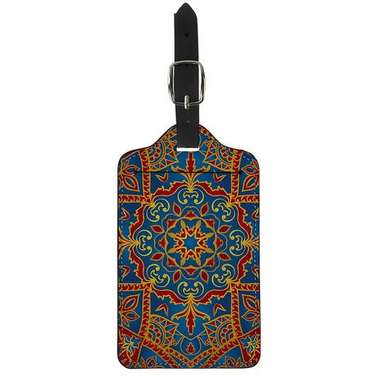 Bohemian Indian Mandala Pattern Print Luggage Tag