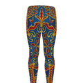 Bohemian Indian Mandala Pattern Print Men's Leggings