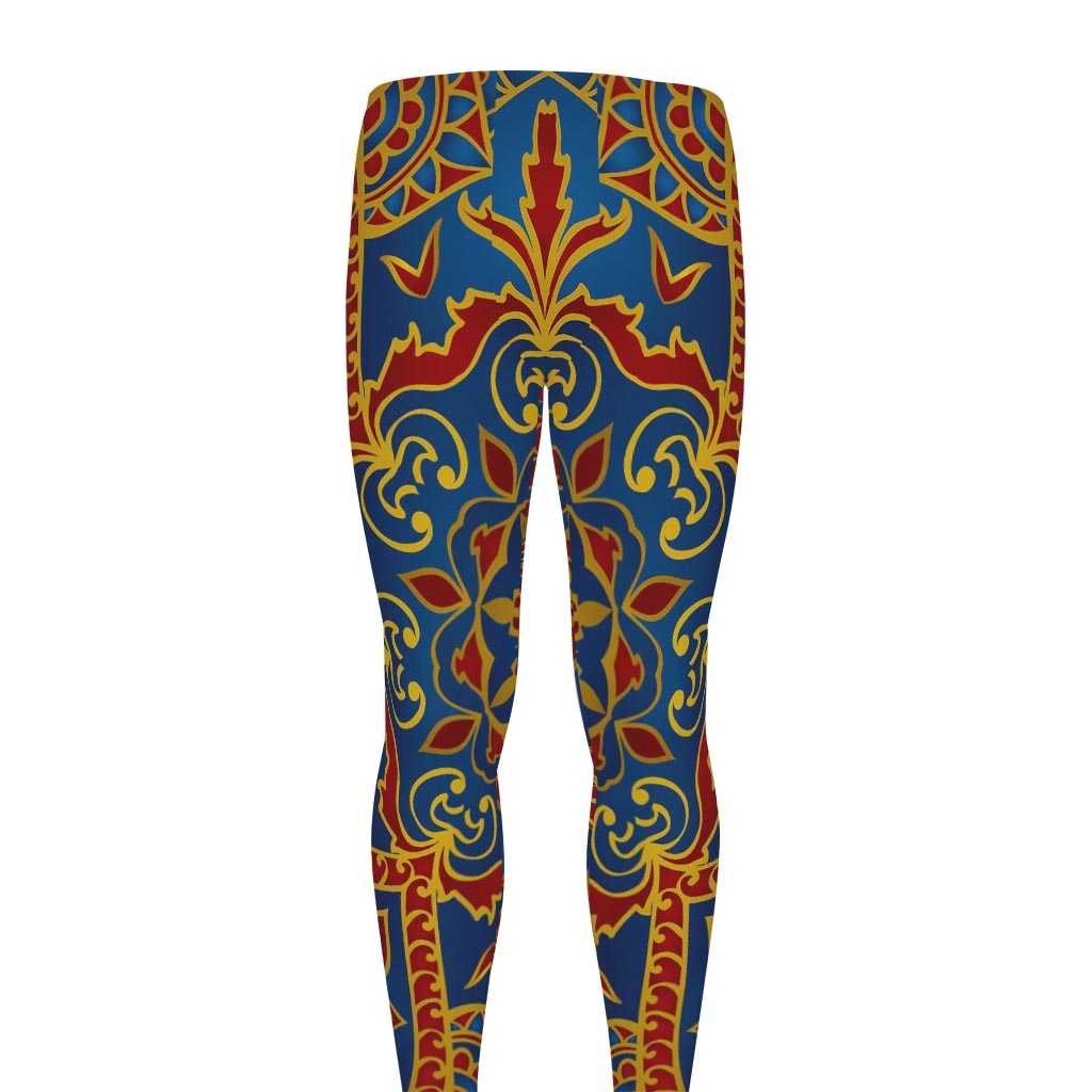 Bohemian Indian Mandala Pattern Print Men's leggings