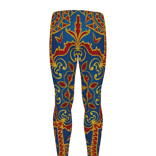 Bohemian Indian Mandala Pattern Print Men's leggings