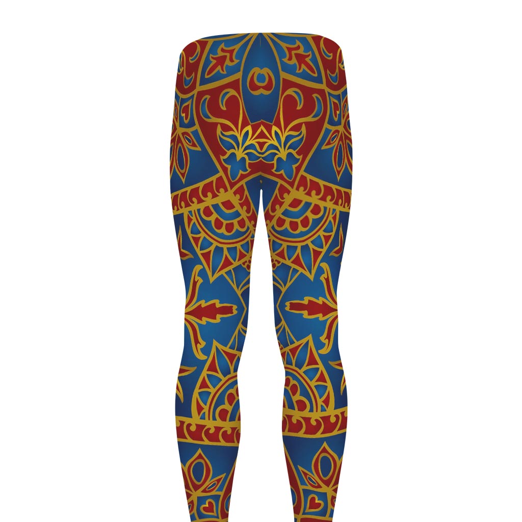 Bohemian Indian Mandala Pattern Print Men's leggings